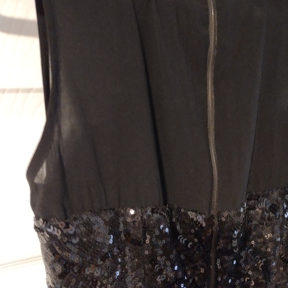 Mustard Seed, black dress short, It has sequins style, NEW - Picture 11 of 14